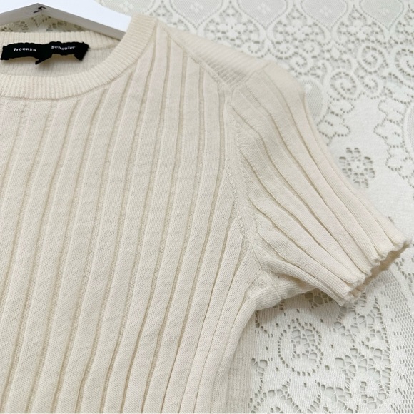 Proenza Schouler Ribbed Wool Crop Top - Picture 3 of 10